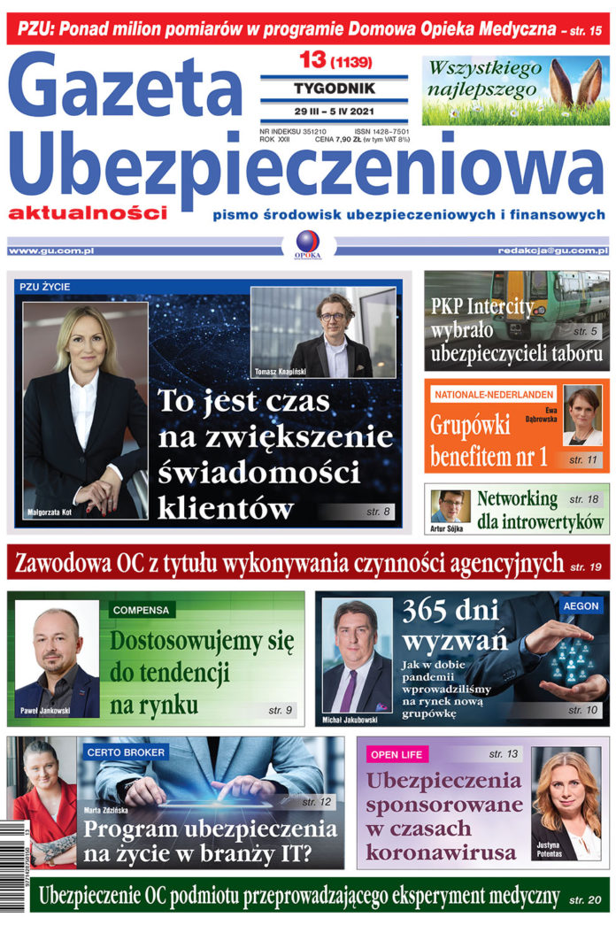 Gazeta Ubezpieczeniowa Nr 132021 Gazeta Ubezpieczeniowa Portal 9921